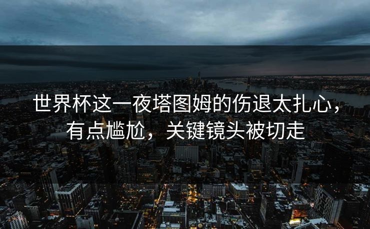 世界杯这一夜塔图姆的伤退太扎心，有点尴尬，关键镜头被切走
